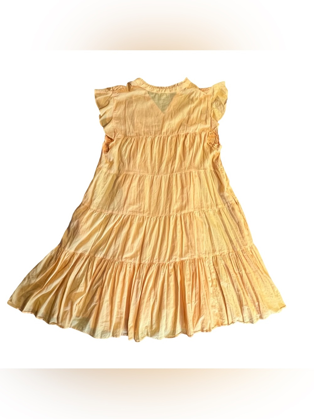 Sundance Yellow Tiered Midi Dress - Picture 6 of 13